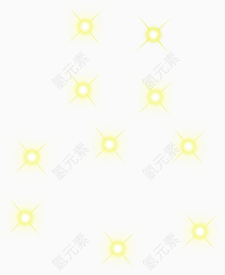 创意黄色的星光