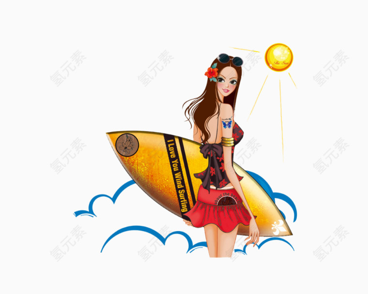 美女矢量图欧美人物素描