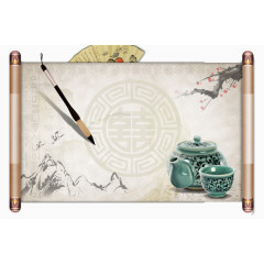 中国风卷纸
