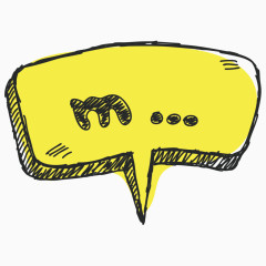 手绘漫画对话框