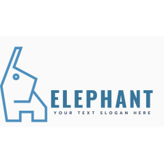 大象图标logo