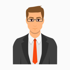 卡通金融行业人物形象