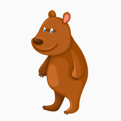 卡通大笨熊素材