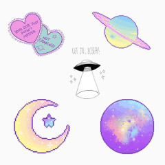 日式原宿风格唯美清晰小图标