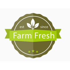 绿色植物促销标签