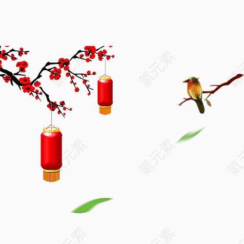 梅花灯笼