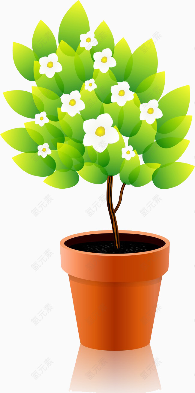 卡通手绘植物
