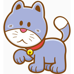 卡通手绘可爱猫咪 