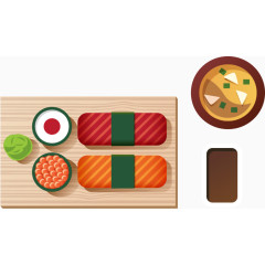 日本风情食物寿司