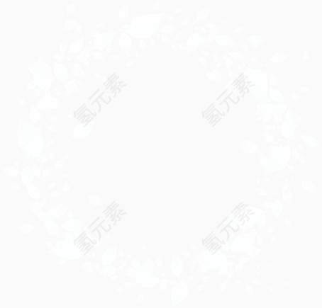 白色花环