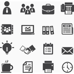 商务办公图标素材