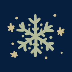 圣诞节装饰雪花