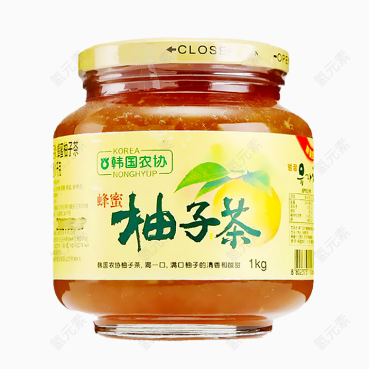 纯天然蜂蜜柚子茶