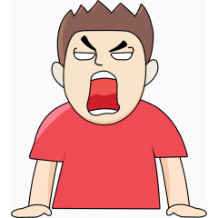 小男孩卡通手绘装饰元素