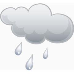 下雨雨滴乌云