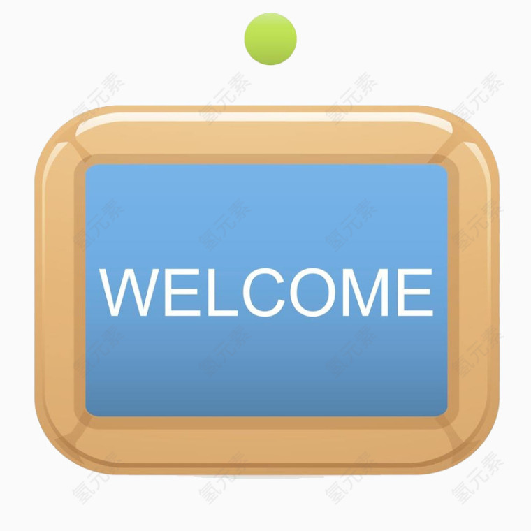 欢迎电子图标