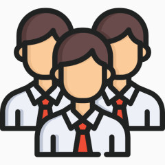 公司团队商务使用免抠图标icon