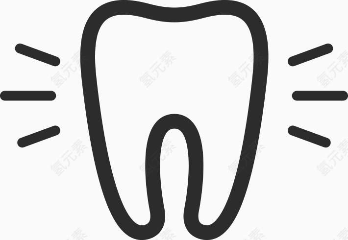 健康的牙Dental-icons