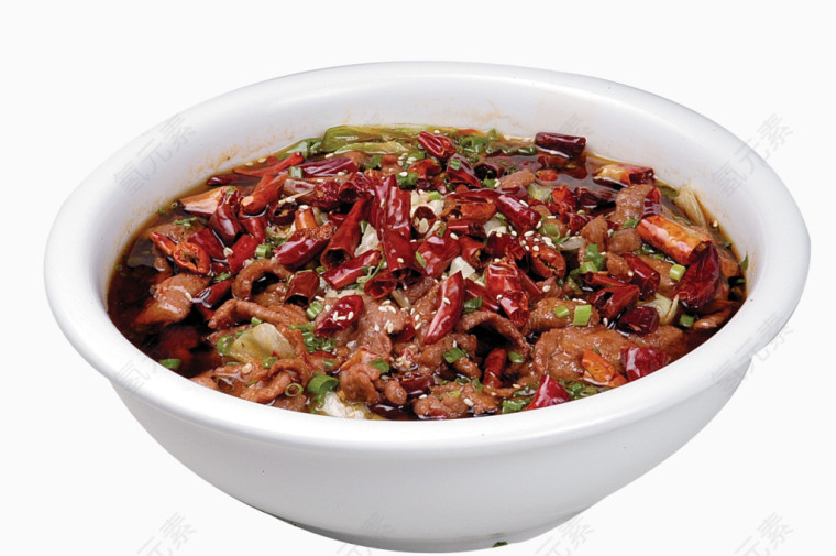 一份水煮牛肉