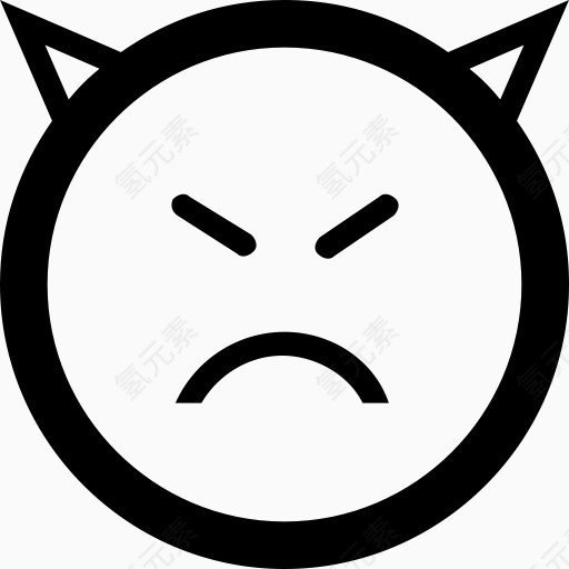 魔鬼德古拉表情符号情感邪恶笑脸表情符号