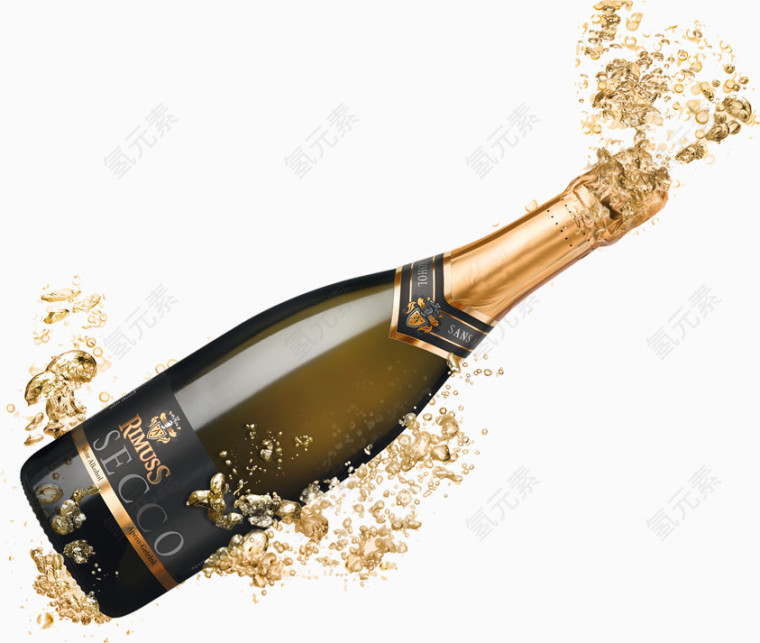 香槟酒饮品起泡酒气泡酒
