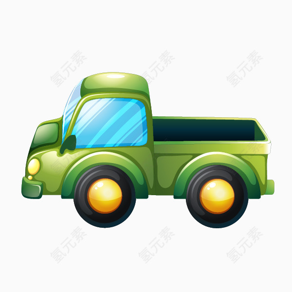卡通手绘货车