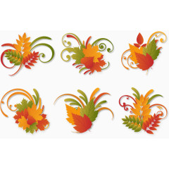 矢量图金秋美景