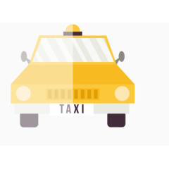 矢量手绘出租车图片