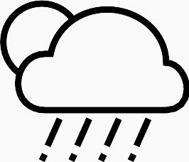 天气冰雹Linea-outline-icons