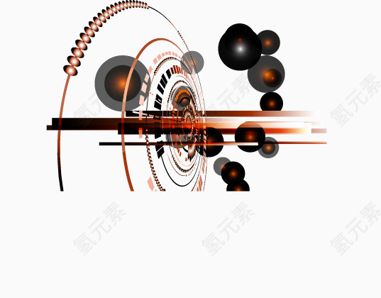 科技抽象圆环光