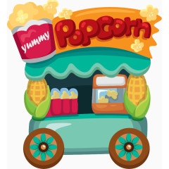 爆米花车