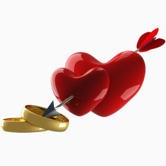 情人节心形PNG透明图片素材