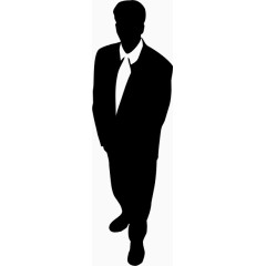 穿西装的上班族男性