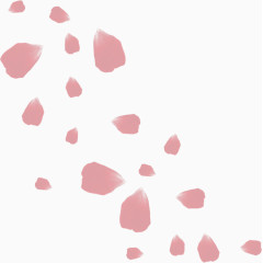 飘飞的花瓣雨矢量元素