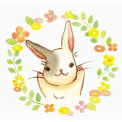 卡通可爱小兔子