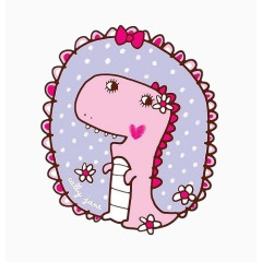 可爱小恐龙插画