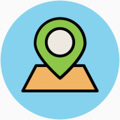 旅游剪影可爱卡通