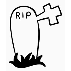 墓地Handmade-Halloween-icons