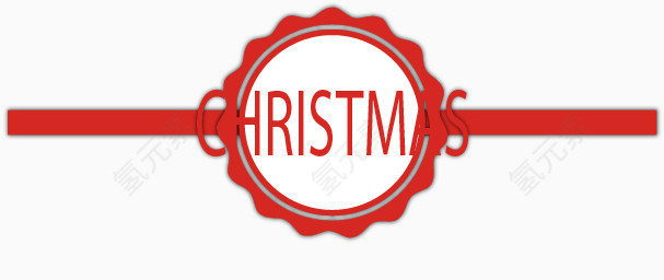 圣诞节主题海报标题元素