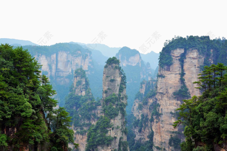 湖南张家界武陵源风景图片三