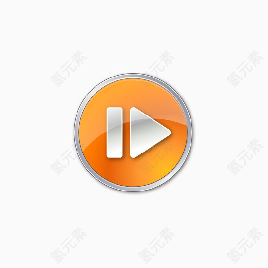 橙色播放下一集播放器