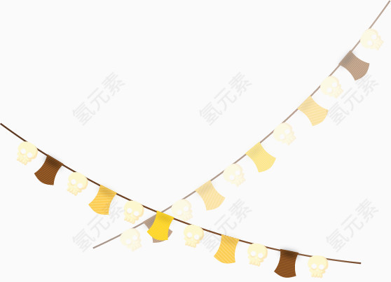 卡通彩旗吊旗