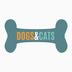 创意宠物医院标签矢量素材