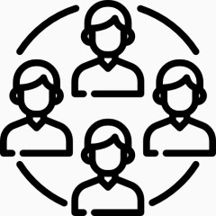 公司团队商务使用免抠图标icon