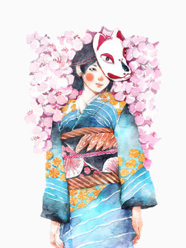 日风插画
