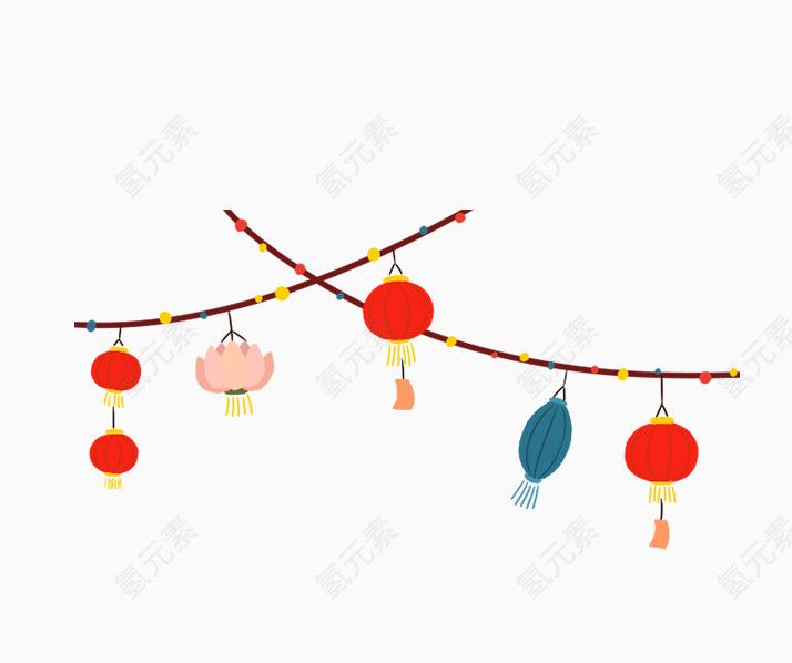 手绘灯笼