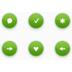矢量绿色按钮