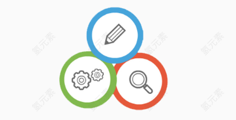 创意齿轮放大镜