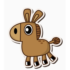 儿童节卡通小动物装饰素材