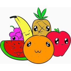 水果篮子蔬菜篮子免抠水果盘